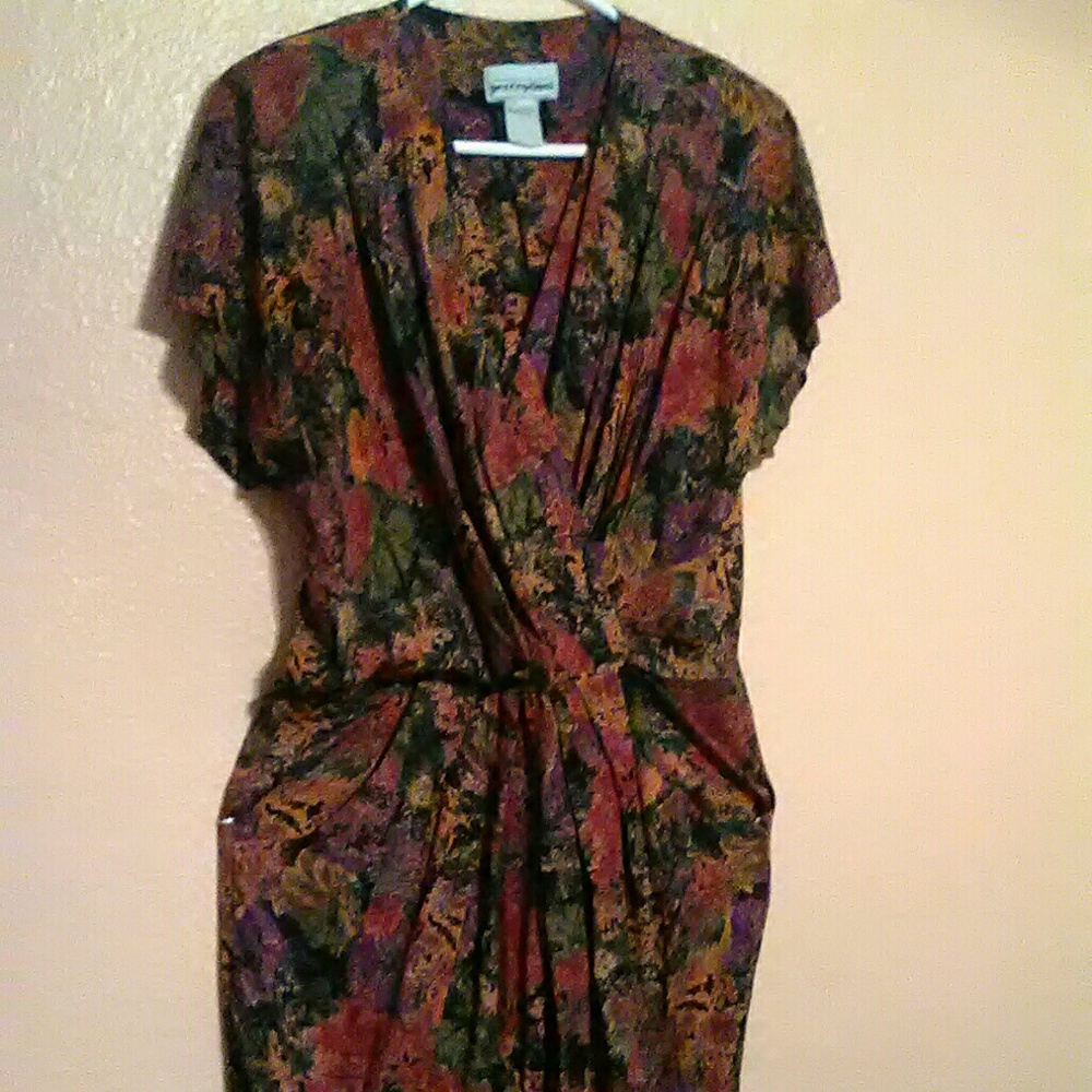 Vintage perceptions Autumn colors dress